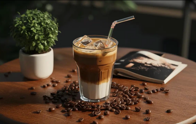 Iced Coffee with Monk Fruit